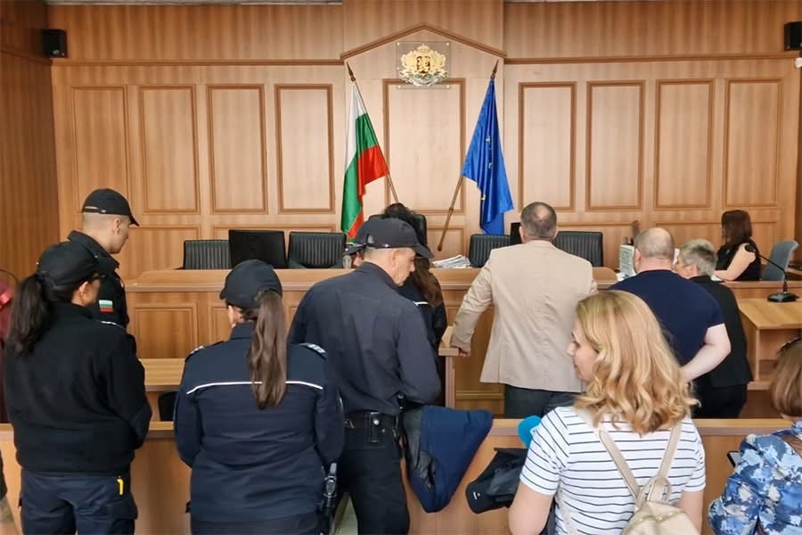 Заседанието в Окръжния съд в Пловдив по мерките за неотклонение.